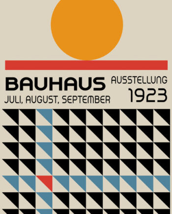Bauhaus Plakat 88 Grafisk Arkitektur
