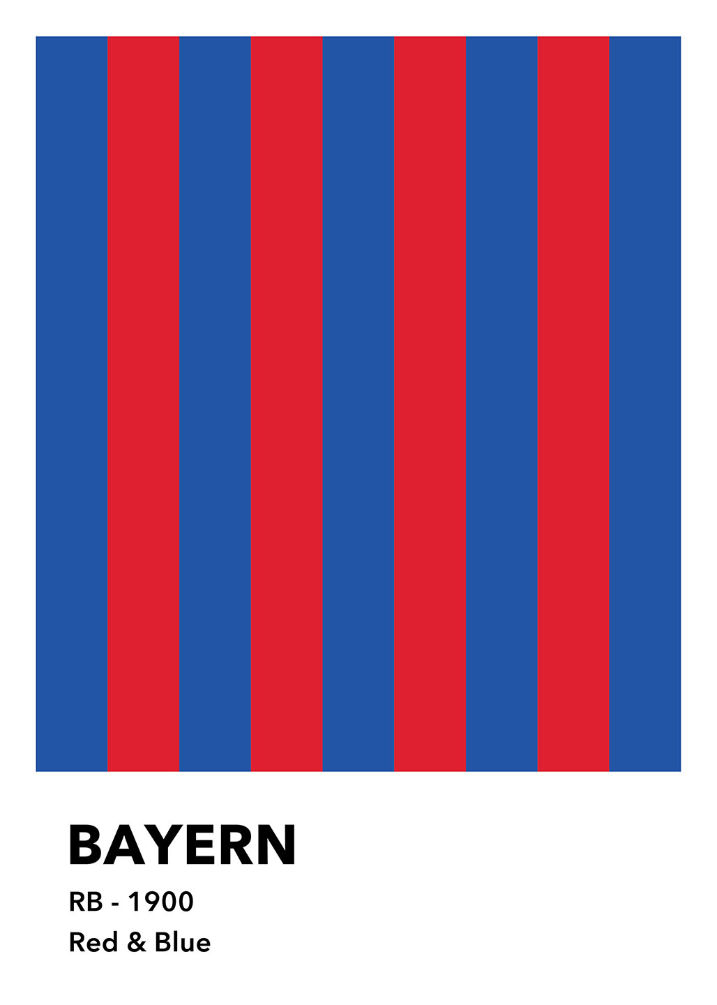 Bayern Red Blue Af Olé Olé
