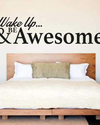 Be Awesome Wallsticker
