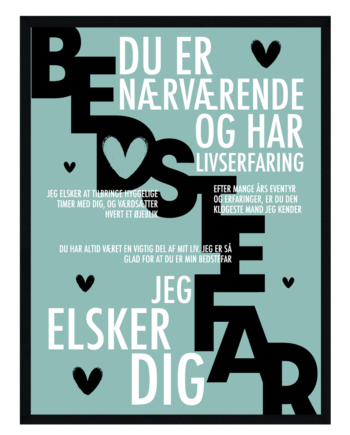 Bedstefar Plakat Personlig Plakat