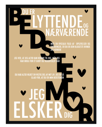 Bedstemor Plakat Personlig Plakat