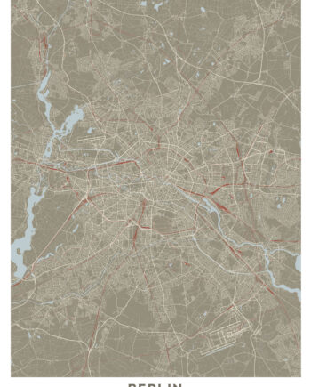 Berlin Kort Af Illux