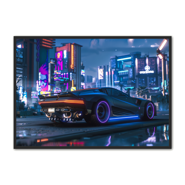 Bil Plakat 52 Cyberpunk
