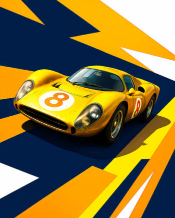 Bil Plakat 90 Ferrari 250 Gto