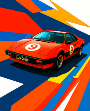 Bil Plakat 94 Lotus Esprit