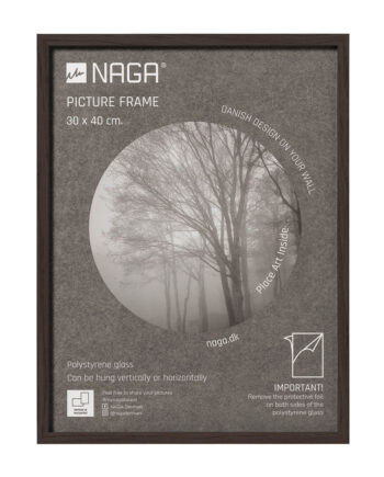 Billedramme  30x40 Cm  Mørk Eg