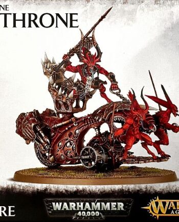 Blades Of Khorne Rendmaster  Herald Of Khorne On Blood Throne   Skull Cannon 99129915025 Do
