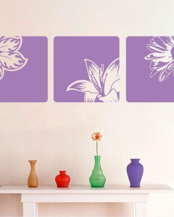 Blomsterkasser Wallsticker