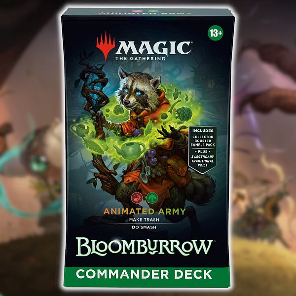 Bloomburrow Commander Edh Multiplayer Magic Deck: V1 Animated Army 100 Kort