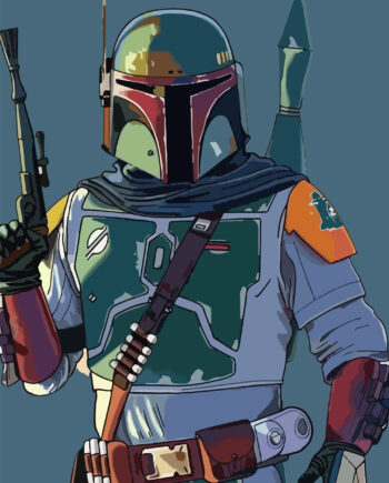 Boba Fett Af Få Mu Illustrations