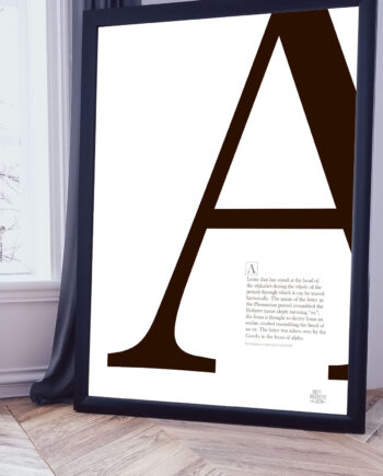 Bogstav  -plakat 21   29    A4  Kr  199 -