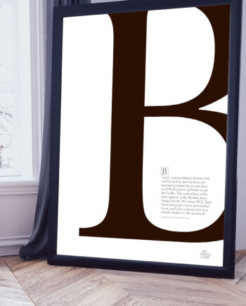 Bogstav  -plakat 21   29    A4  Kr  199 -