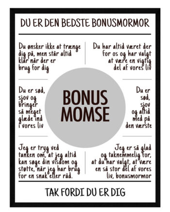 Bonusmomse Plakat