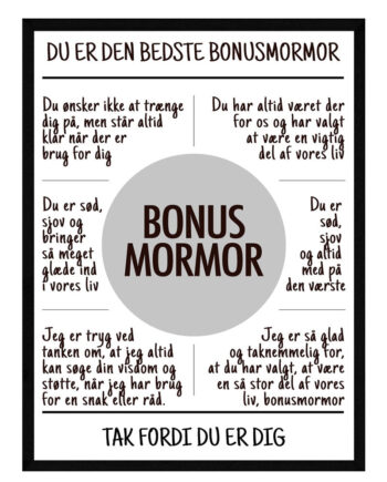 Bonusmormor Plakat