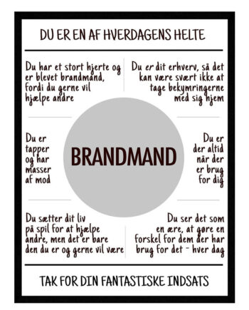 Brandmand Plakat