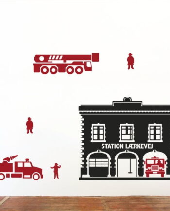 Brandstation Wallsticker