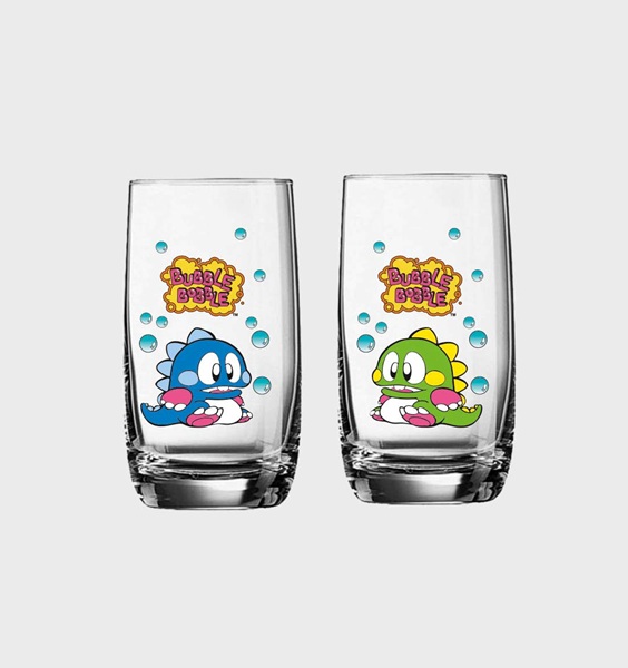 Bubble Bobble Bub And Bob Glass Set 330ml