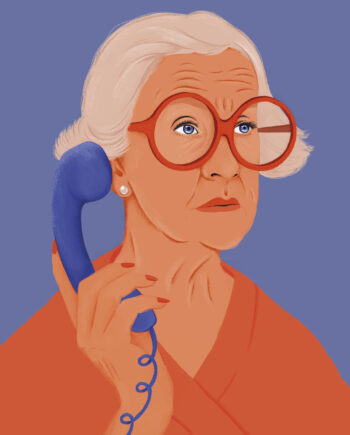 Call Girl Blå Orange Af Maladroit