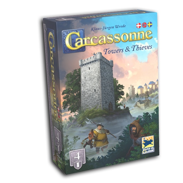 Carcassonne Dansk Udvidelse : Towers And Thieves 2025