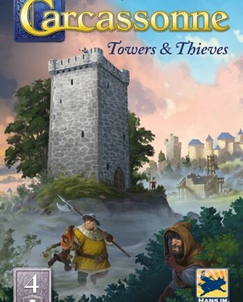 Carcassonne  Engelsk  Udvidelse  : Towers And Thieves  2025