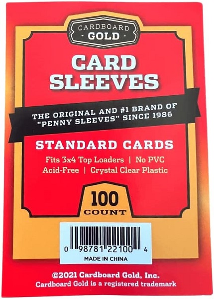 Cardboard Gold Card Sleeves: Standard Card Soft Sleeves Quot Penny Quot Sleeves 100 Kortlommer