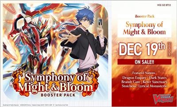 Cardfight Vanguard Ccg Dz Divinez Set 11: Symphony Of Might Bloom Booster Box Display 16 Pakker Engelsk
