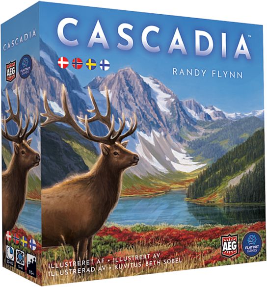 Cascadia Dansk Ecosystem Board Game