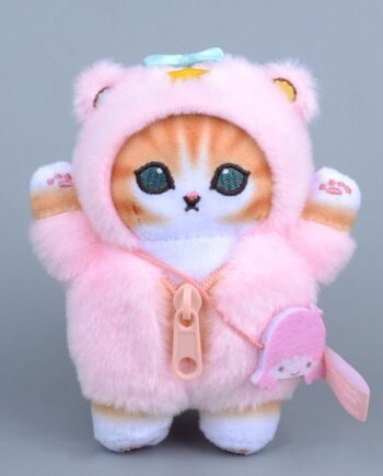 Cat Pink Plush Keychain     195 184 Glering 12cm