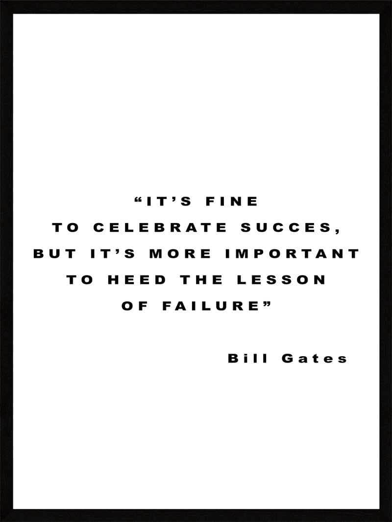 Celebrate Sucess Bill Gates Plakat