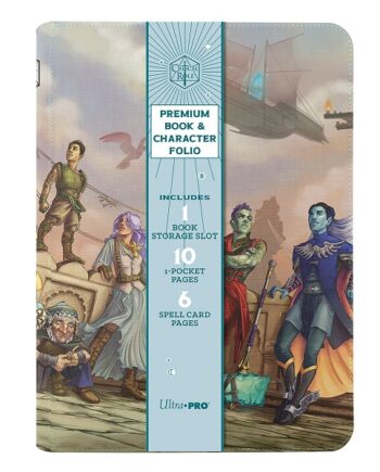 Character Sheet Mappe Critical Role Bells Hells Team Lineup: Printed Leatherette Book   Character Folio Ultra Pro  16097