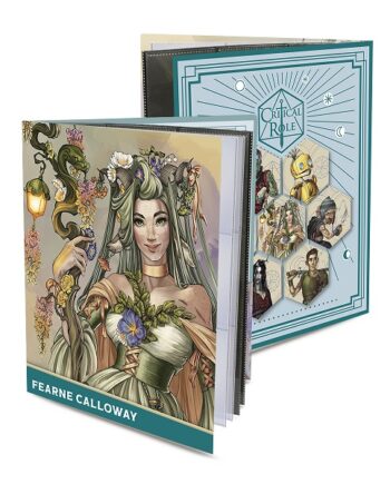 Character Sheet Mappe Critical Role: Fearne Calloway Folio With Stickers Ultra Pro  16118
