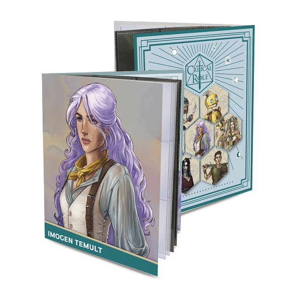 Character Sheet Mappe Critical Role: Imogen Temult Folio With Stickers Ultra Pro 16120