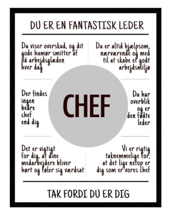 Chef Plakat
