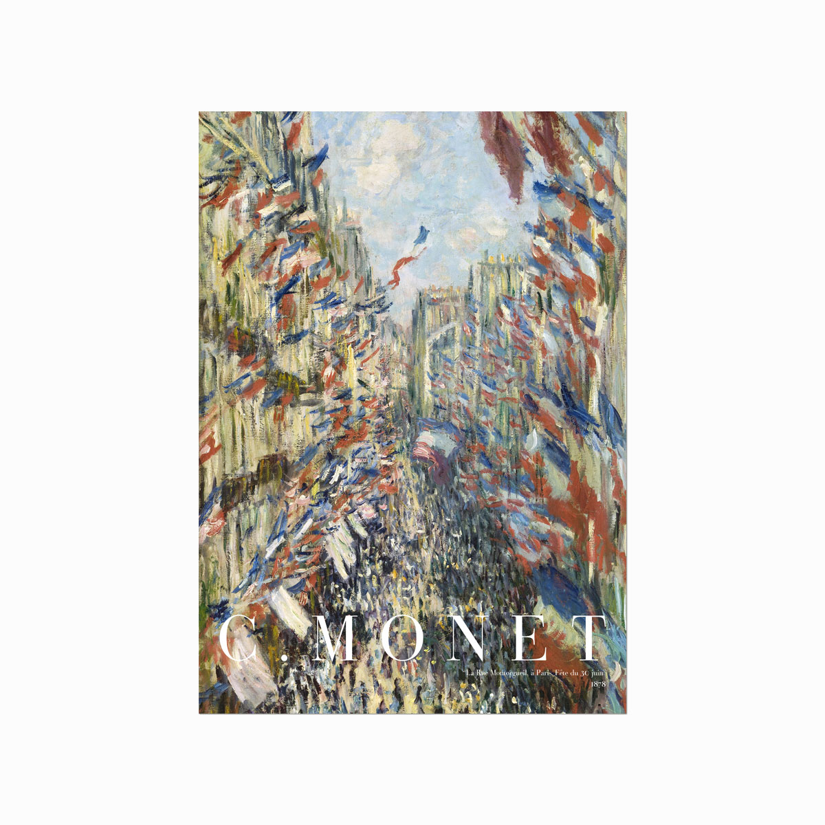 Claude Monet  La Rue Montorgueil