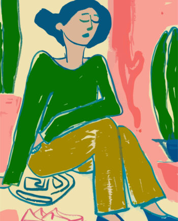 Closed Eyes Af Få Mu Illustrations