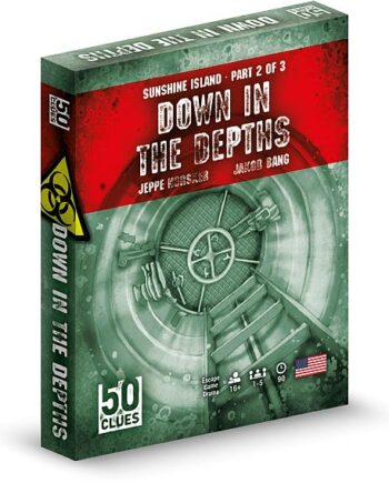 50 Clues: Down In The Depths  Sunshine Island       Engelsk  Card Game