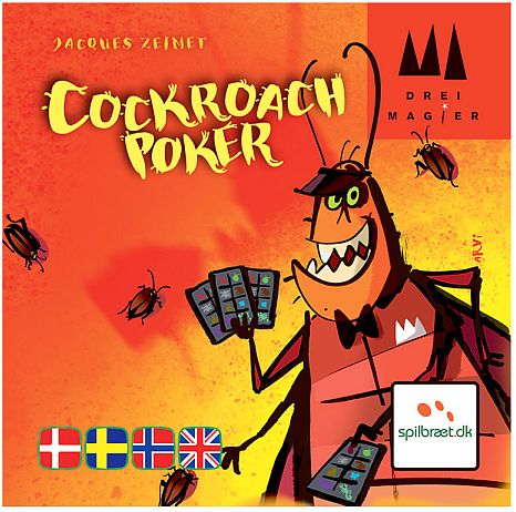 Cockroach Poker Dansk Bluffing Card Game