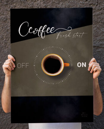 Coffee Fresh Start-plakat 21   29    A4  Kr  199 -