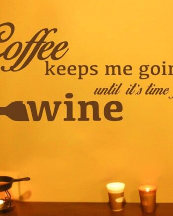 Coffee Wine Wallsticker