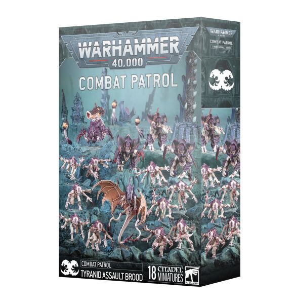Combat Patrol: Tyranids: Tyranid Assault Brood 2025 Begynderbox 99120106081