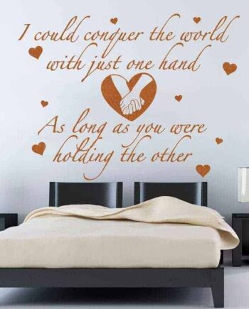Conquer The World Wallsticker