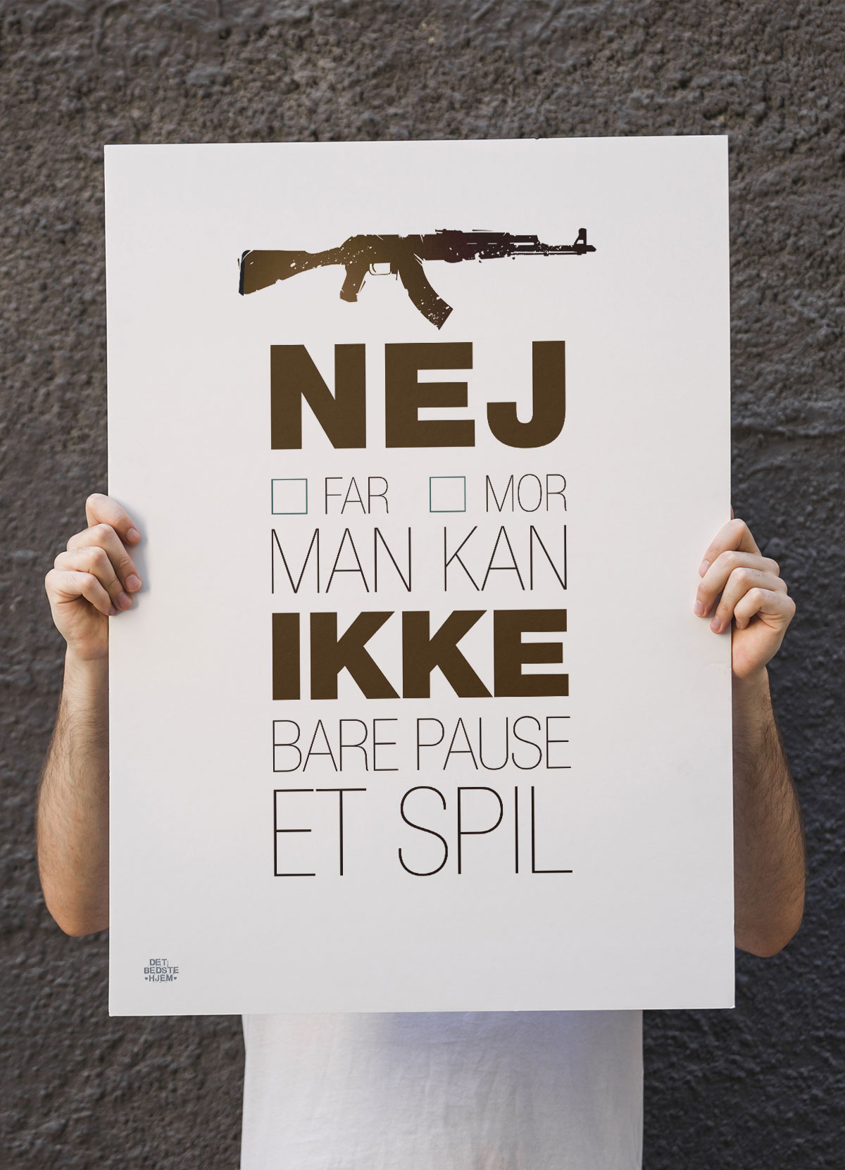 Csgo Plakat Nej Til Pause 29     21 Cm  A4  Kr  199 -