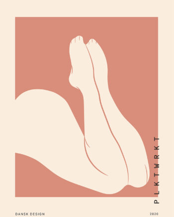 Curves Rosa Af Plakatwerket