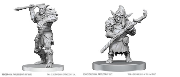 Dungeons Dragons Nolzur Marvelous Miniatures: Bugbear Stalker Goblin Hexer Wzk90808