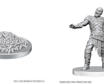 Dungeons   Dragons Nolzur   Marvelous Miniatures: Swarm Of Rot Grubs   Rot Grub Victim  Wzk90855