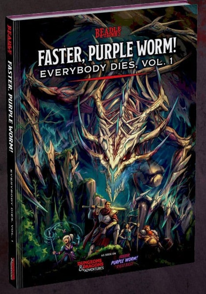 5e: 3rd Party Beadle Grimm : Faster Purple Worm Adventure Book