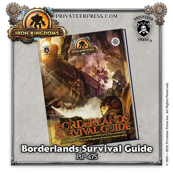 5e: 3rd Party Iron Kingdoms: Borderlands Survival Guide Privateer Press 978-1943693771