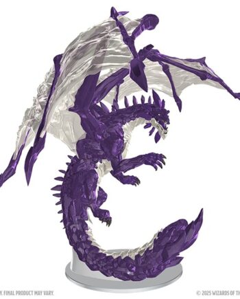 Fantasy Miniatures Icons Of The Realms: Adult Amethyst Dragon  Wzk96319