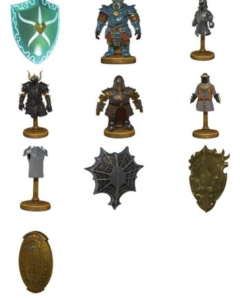 Fantasy Miniatures Icons Of The Realms: Magic Armor Tokens