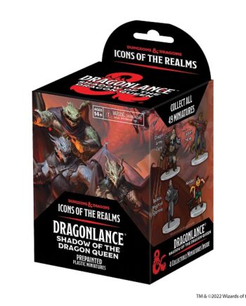Fantasy Miniatures Set 25 Icons Of The Realms: Dragonlance: Shadow Of The Dragon Queen Booster Pack    Figurer